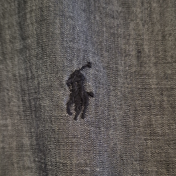 Polo by Ralph Lauren Dark Blue Casual Shirt XL Button Down Button Cuff Polo - Picture 3 of 7